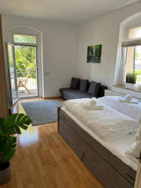Apartment Leuben - Stylisch - Balkon - Küche